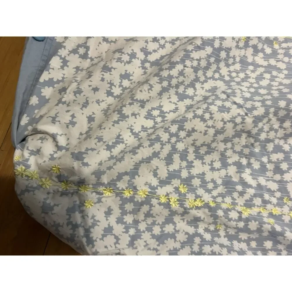 Macy’s Style Co home Twin Duvet cover embroidered flowers Floral French Country
